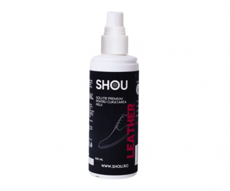 Curatare Intretinere Incaltaminte - SHOU Leather - Solutie Premium Curatare Piele 100ml