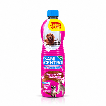 Igiena casei - Solutie Concentrata Pardoseli si Suprafete Sani Centro Happy Pets 1L
