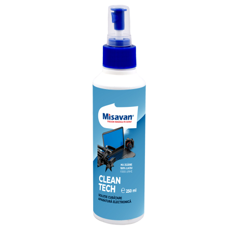 Solutii Multisuprafete - Solutie curatare aparatura electronica Misavan 250ml