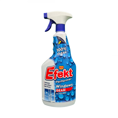 Solutie de curatat geamuri cu alcool Efekt 750ml