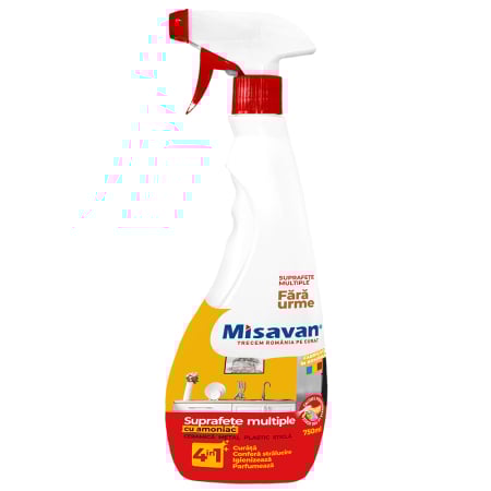 Solutie multifunctionala pe baza de amoniac Misavan 4 in 1 750ml