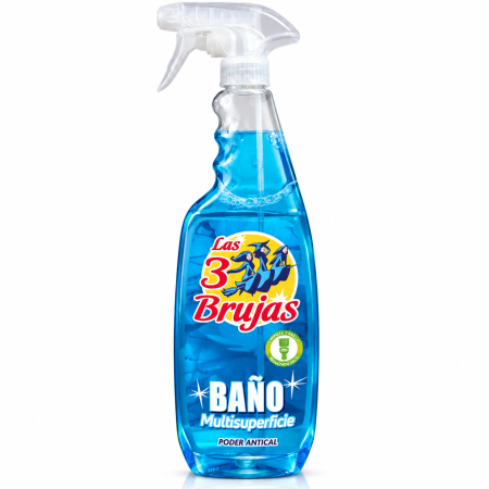 Curatat suprafete baie - Solutie pentru Curatarea Bailor Las 3 Brujas Baño Multisuprafete Anticalcar 750 ml