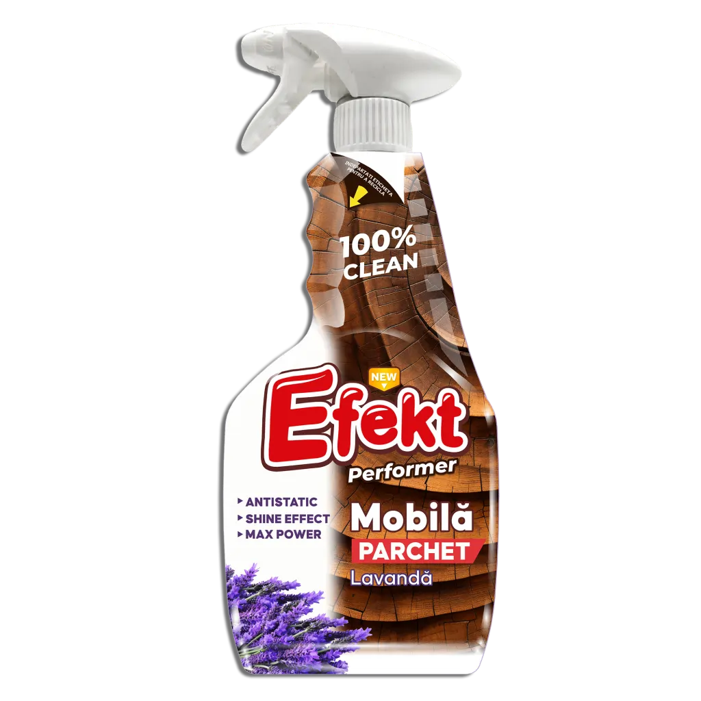 Solutii parchet pardoseli - Soluție pentru curățat mobilă, parchet lavandă, Efekt 750 ml