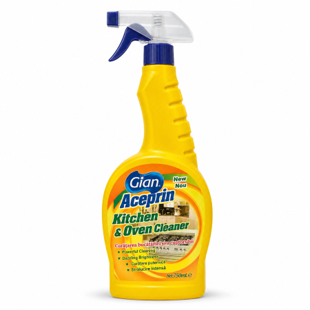 Degresanti si Suprafete - Solutie Profesionala pentru Curatare Bucatarie si Cuptor Gian Aceprin 750 ml