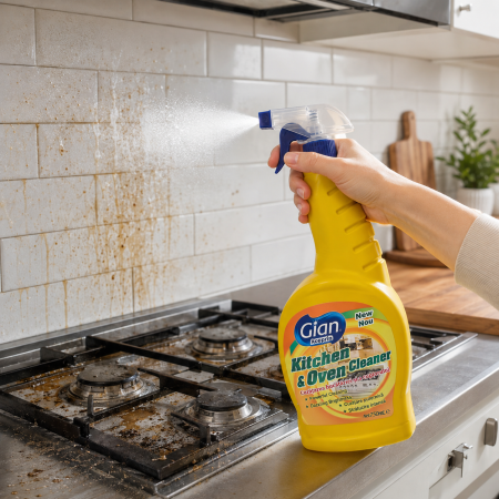 Solutie Profesionala pentru Curatare Bucatarie si Cuptor Gian Aceprin 750 ml [2]