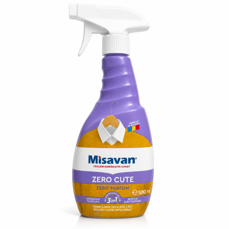 Rufe - Spray Netezire Haine Fără Călcare Misavan Zero Cute Zero Parfum 500 ml