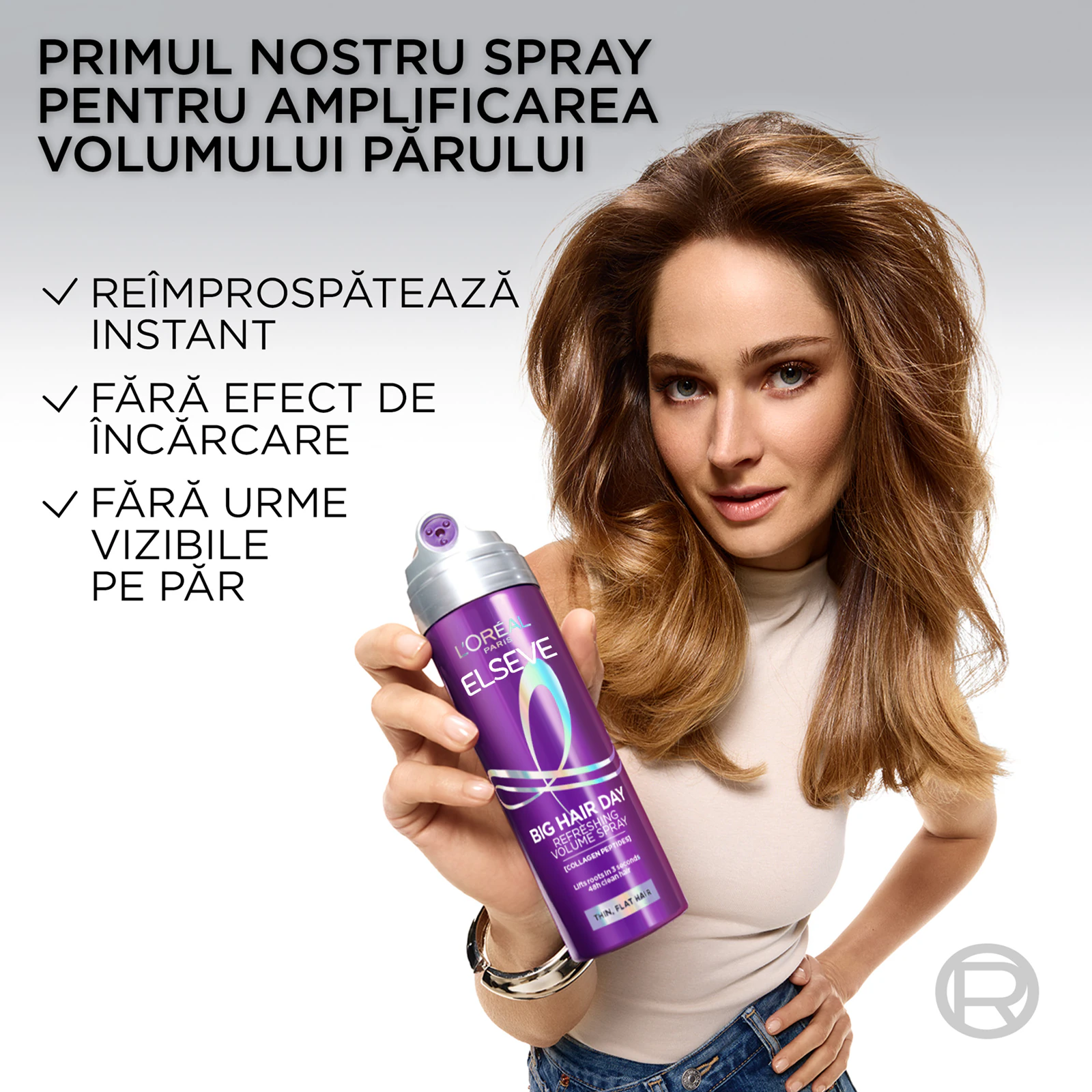 Spray pentru reîmprospătarea volumului părului Collagen Lifter Big Hair Day L’Oréal Paris [4]