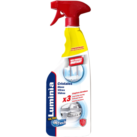 Solutii geamuri - Tratament pentru suprafețe de sticlă Luminia Ultra Micro Tech – Pulverizator 750 ml