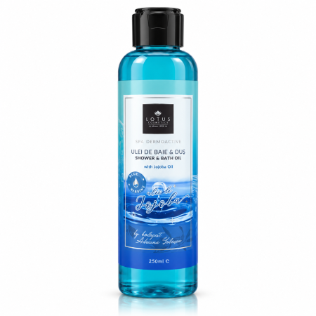 Ingrijire Personala - Ulei de baie și duș Blue Marine Lotus Cosmetics cu ulei de jojoba, 250 ml