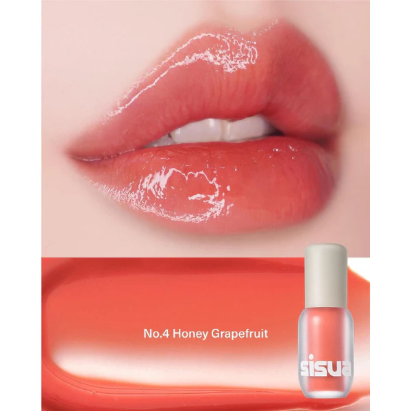 Unleashia Sisua Popcorn Syrup Lip Plumper N4 Honey Grapefruit [1]