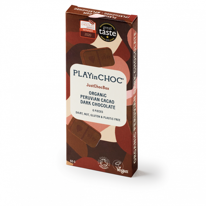 Ciocolata organica Peruvian Dark 60g [2]