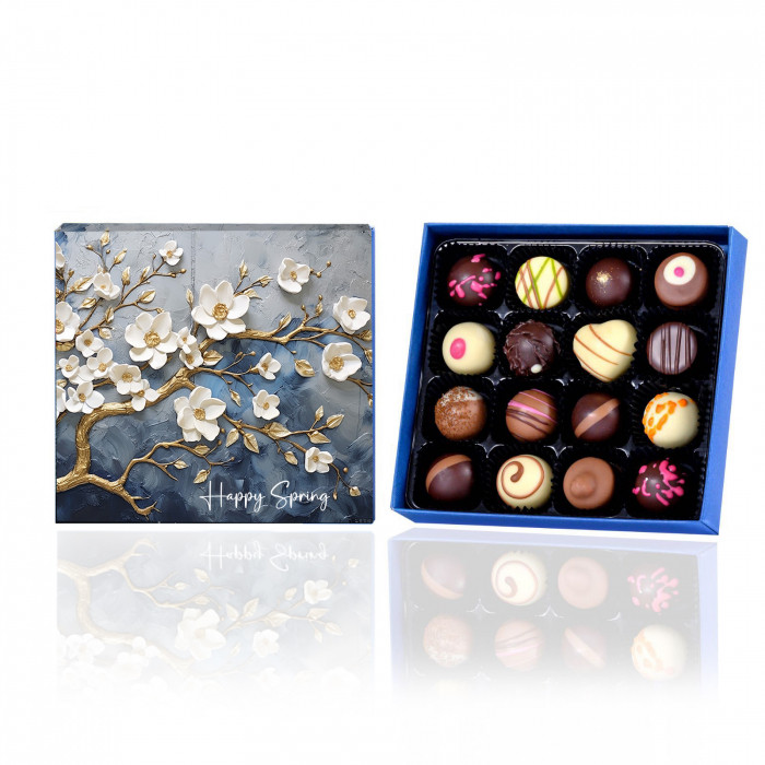 Cutie Prestige Blue Spring cu 16 praline belgiene [3]