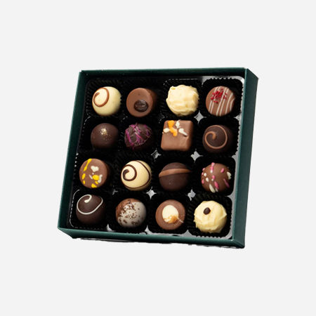 Cutie Prestige Green Spring cu 16 praline belgiene [2]