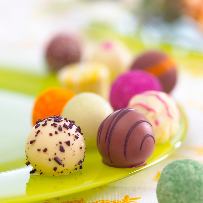 Cutie Prestige Green Spring cu 16 praline belgiene [4]