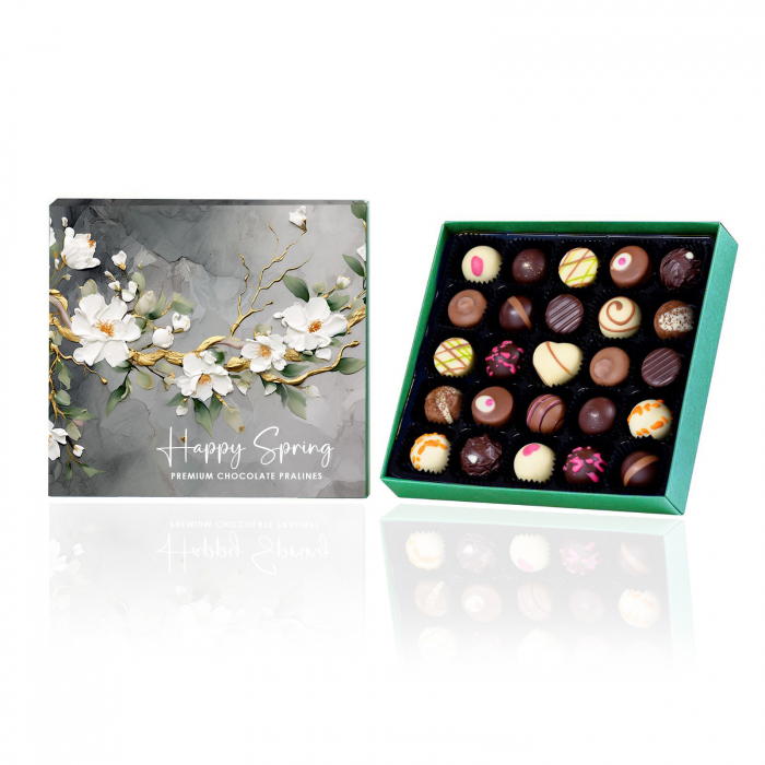 Cutie Prestige Green Spring cu 25 de praline belgiene [3]
