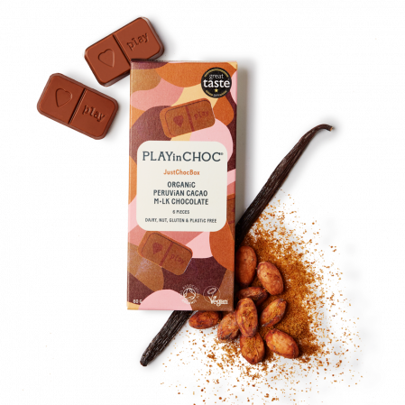 Ciocolata organica Peruvian Milk 60g [1]