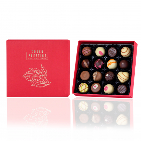 ChocoPrestige - Cutie cu praline belgiene Red Pleasure 16