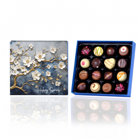 Cutie Prestige Blue Spring cu 16 praline belgiene [2]