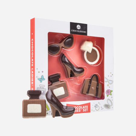 Pentru ea - Set figurine din ciocolata Lady Set
