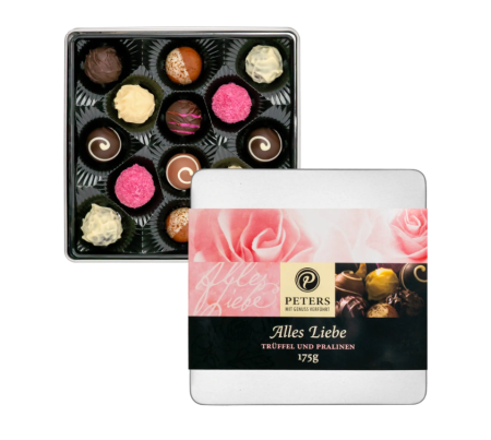 Pecarée® - Trufe și praline in cutie metalica