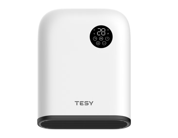 Aeroterma de baie Tesy HL 249 VB W, 2000 W, termostat electronic, functii Confort / Eco / Anti-inghet, touch control, alb [3]