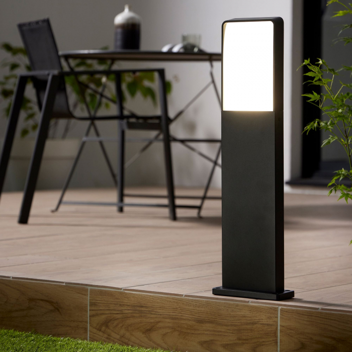 Baliza LED, 1900 lm, lumina neutra, 4000K, IP54, H70CM, gri [6]