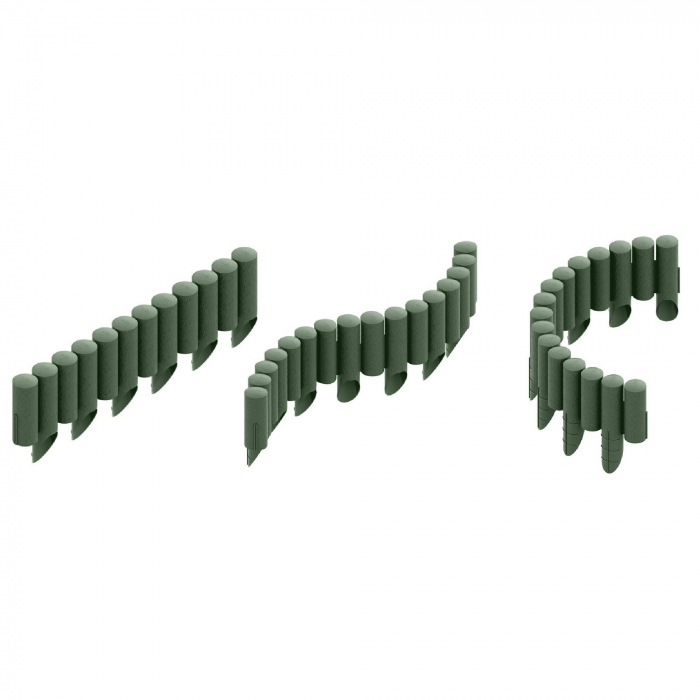 Bordura PVC, 23.5 x 5.5 x 25.5 cm, verde [3]