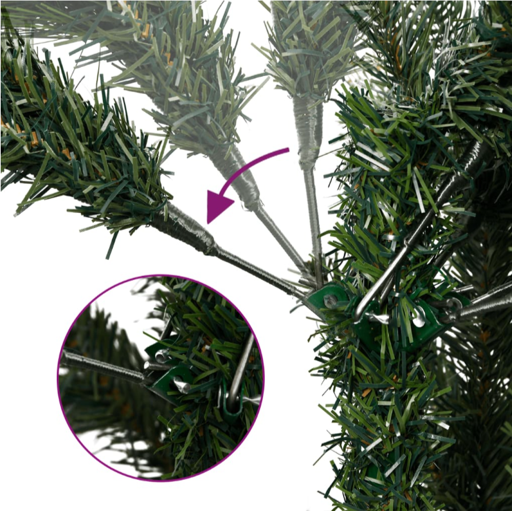 Brad artificial de Craciun cu Conuri, Royal Majestic, 210 cm, Verde [6]