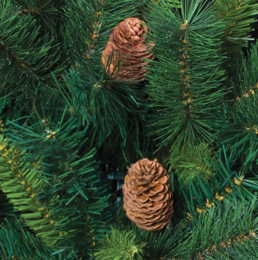 Brad artificial de Craciun cu Conuri, Royal Majestic, 210 cm, Verde [5]