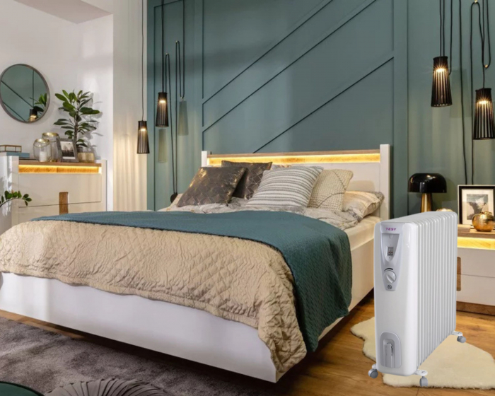 Calorifer electric cu ulei TESY CB 3014 E01 R, 3000 W, 14 elemenți, 3 trepte de putere, termostat reglabil [2]