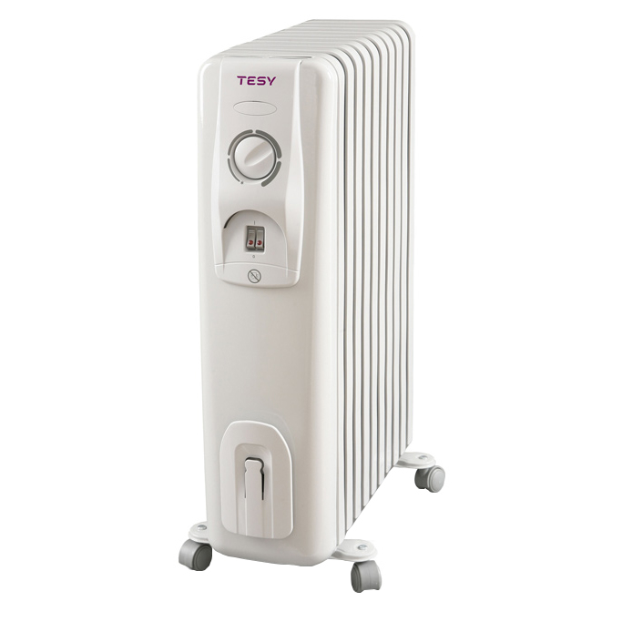 Calorifer electric Tesy CC 2008 E05 R, 2000 W, 8 elementi, 3 trepte putere, Termostat de siguranta, Termostat reglabil, Protectie anti-inghet [1]