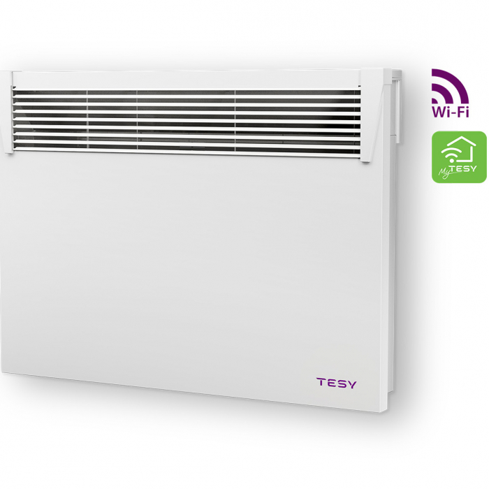 Convector de perete TESY HeatEco Cloud, 1500W, control prin internet, aplicatie myTesy, CN 031 150 EI CLOUD W [1]