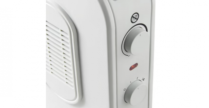 Convector electric cu functie turbo, 2000 W, 435 x 730 x 150 mm, Alb [3]