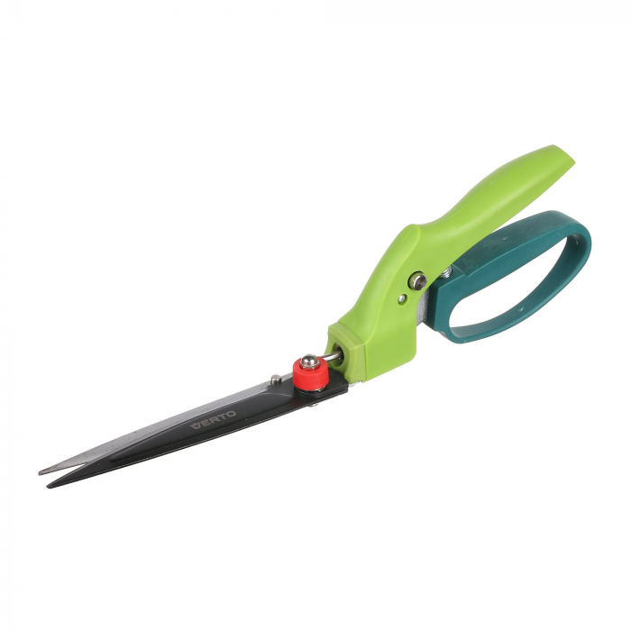 Foarfecă de grădină GreenCut, pentru iarbă, oțel carbon, lungime 34 cm, rotire 360 [1]