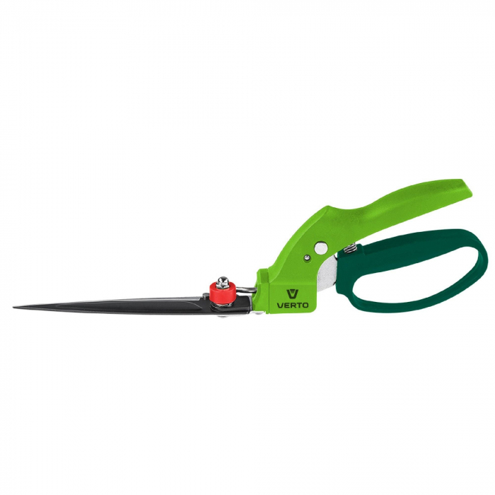 Foarfecă de grădină GreenCut, pentru iarbă, oțel carbon, lungime 34 cm, rotire 360 [3]