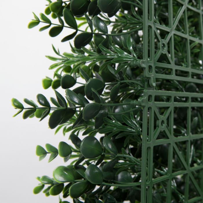 Gard viu artificial din frunze, 100 x 100 cm, verde [3]