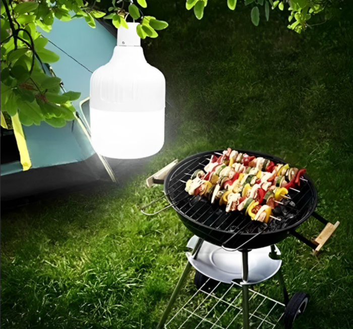 Lampă LED portabilă pentru camping și urgențe, 12 LED-uri, 2 moduri de iluminare, reîncărcabilă [5]