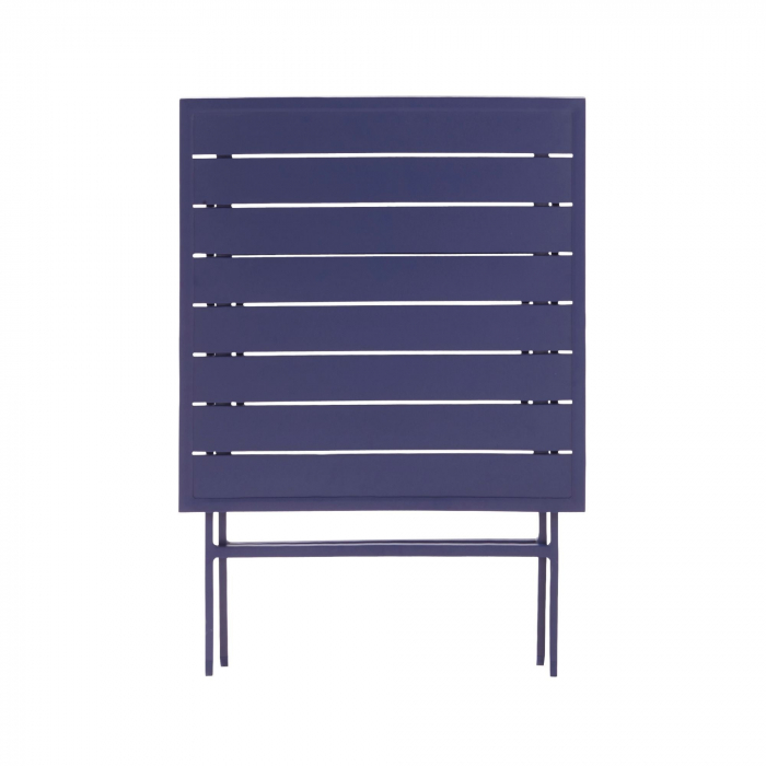 Masa gradina, pentru 2 persoane, aluminiu, 71 x 71 x 74 cm, albastru [4]