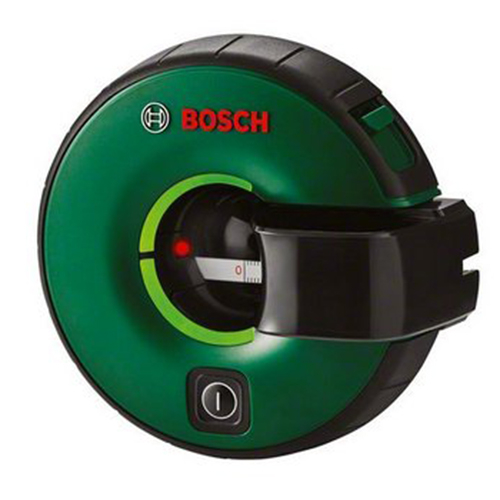 Nivela laser cu linii Bosch Atino 0603663A00, 630-650 nm dioda laser, 0.3° autonivelare, +/-2 mm/m precizie, 2 m domeniu lucru, 1 pad cu gel, 1 x 1.5 V LR6 (AA), capac de protectie pentru padul cu gel [1]