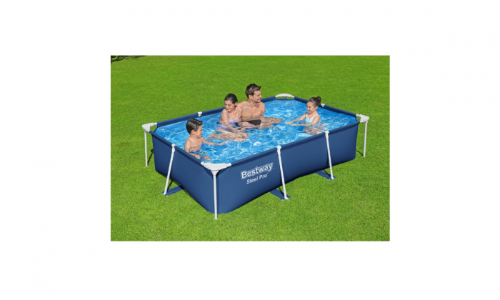 Piscina cadru metalic Bestway, 300x201x66 cm, 3.300 litri, albastru, fara pompa de filtrare [4]