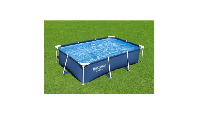 Piscina cadru metalic Bestway, 300x201x66 cm, 3.300 litri, albastru, fara pompa de filtrare [5]