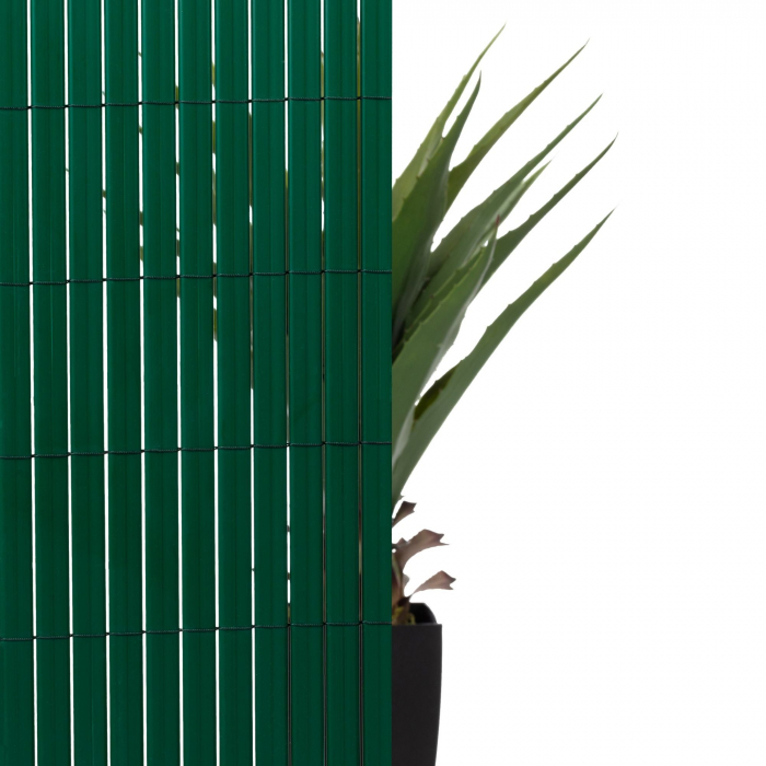 Protectie vizuala gradina si balcon, PVC, 500 x 150 cm, verde [4]