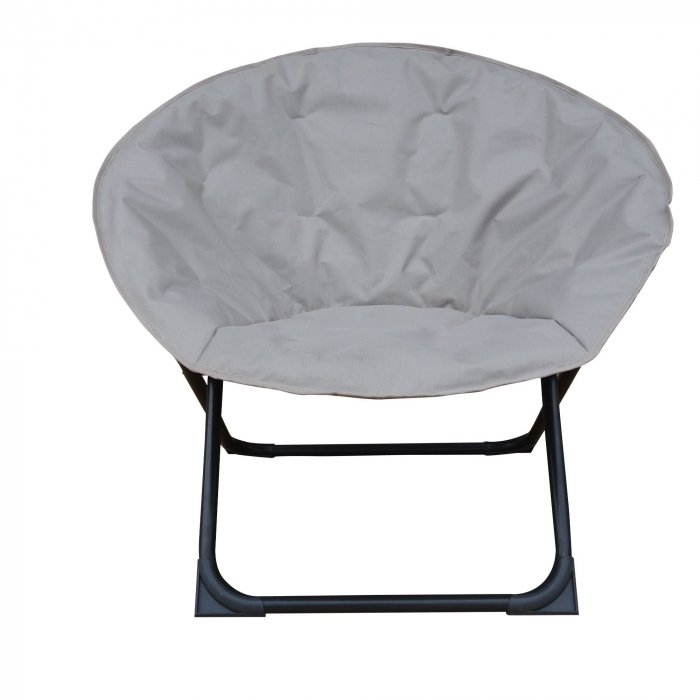 Scaun gradina PRESTIGE II, pliabil, otel/textil, bej [4]