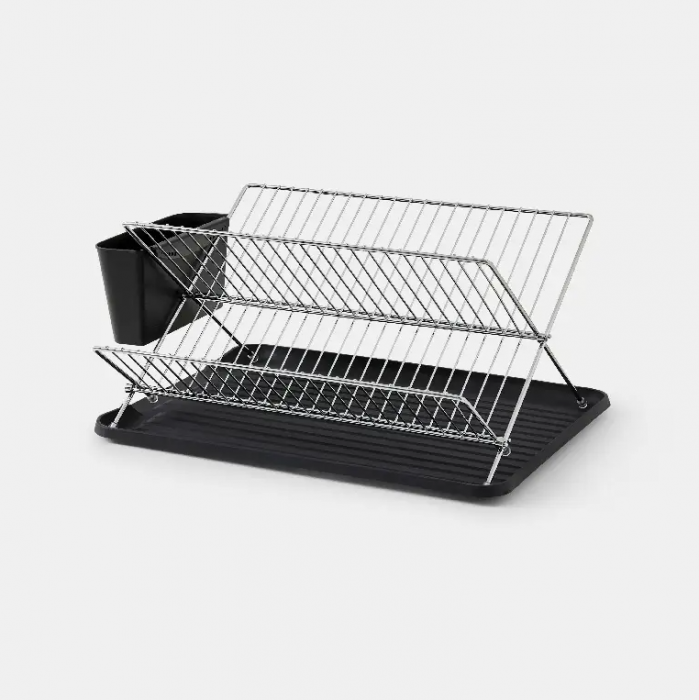 Scurgator vase chiuveta, cu suport tacamuri si tava din plastic, cromat 46 x 33 x 21 [6]