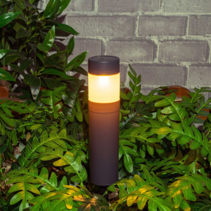 Set 2 balize solare, lumină albă neutră 4000K, 2 lumeni, IP44, 26,5 cm (39 cm cu țăruș) [6]