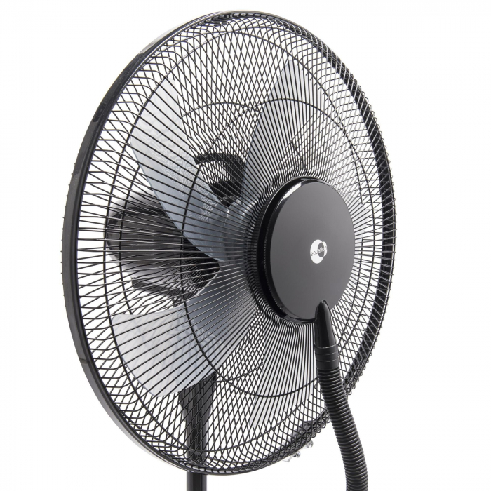 Ventilator cu picior, cu pulverizator apă, 70 W, diametru 40 cm, 3 viteze, negru [4]