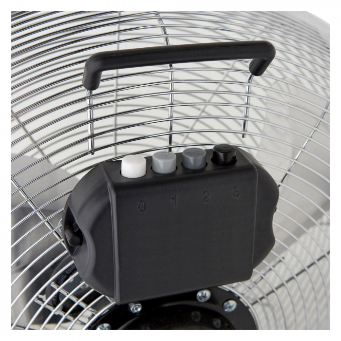 Ventilator de podea, 45 W, Ø 30 cm, 3 viteze, finisaj cromat [6]