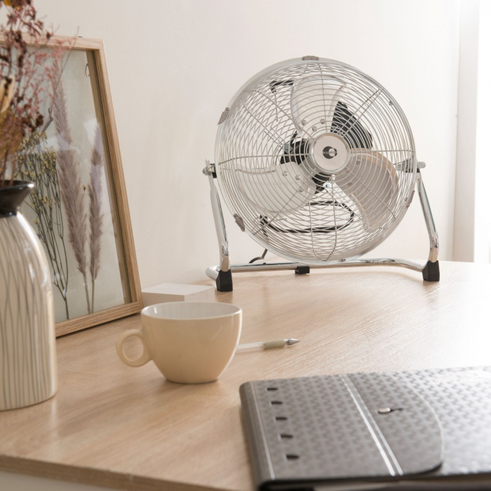 Ventilator de podea, 45 W, Ø 30 cm, 3 viteze, finisaj cromat [9]