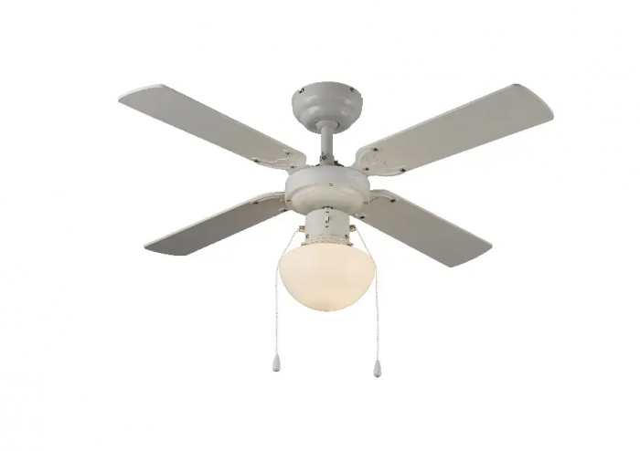 Ventilator de tavan cu lustra, diametru 106 cm, 50W, cu dulie E27 max. 1x60W, zgomot redus, 3 trepte [1]