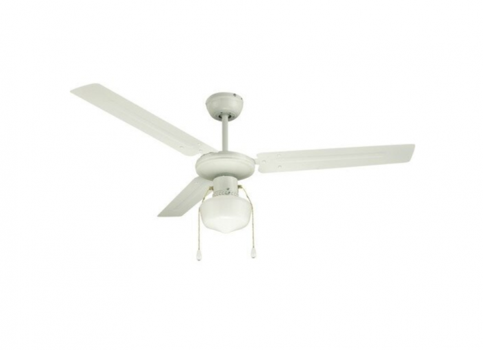 Ventilator de tavan cu lustra, diametru 122 cm, 60W, cu dulie E27 max. 1x60W, 3 trepte de viteza, capacitate 20 m2 [1]